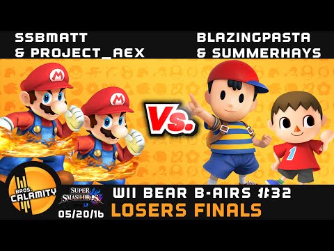 WBB #32 | BlazingPasta & Summerhays vs Project_AEX & SSBMatt - Losers Finals - Sm4sh Doubles