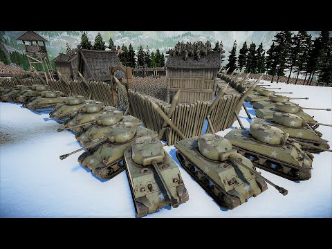ORC'S ATTACK ON MOUNT EVEREST MILITARY STRONGHOLD BASE | Ultimate Epic Battle Simulator 2 UEBS 2