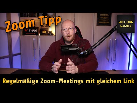 Zoom: der gleiche Link für wiederkehrende Meetings