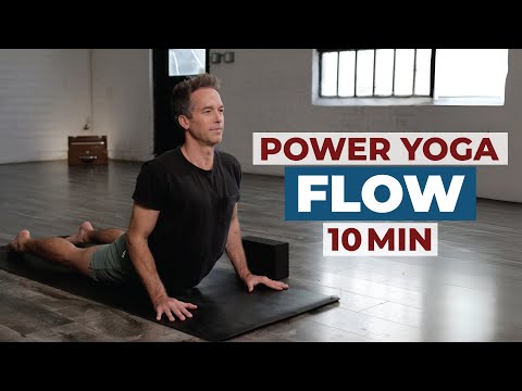 10 Min Power Yoga Flow l A Quick Energy Boost