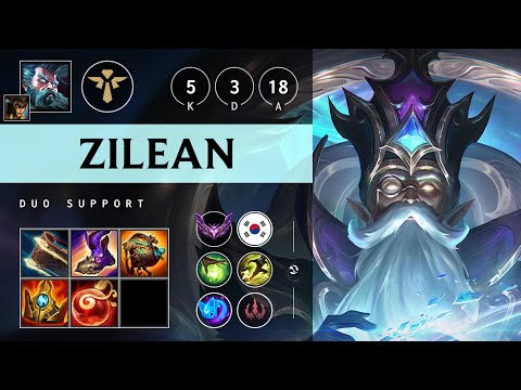 Zilean Support vs Shaco - KR Master Patch 25.S1.2