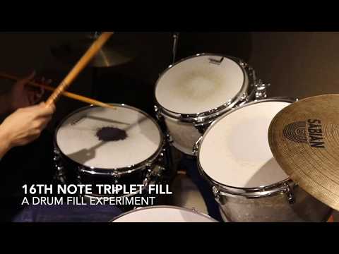 Sixteenth Note Triplet Fill  - A Drum Fill Experiment
