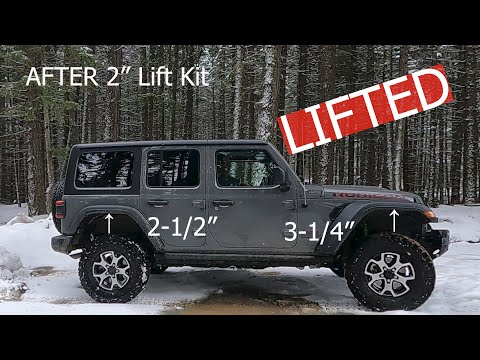 2" Lift Kit on the Jeep