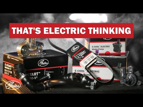Gates Hybrid & EV Range for Electric Cars: That’s Electric Thinking.
