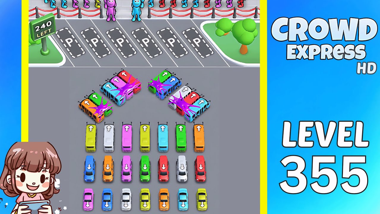 Crowd Express Level 355 Solution Walkthrough