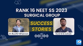 AIR 16 Dr. Ashwin Interview