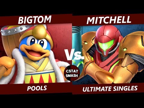 NO CAPS 9/6/19 - BigTom (King DDD) vs Mitchell (Samus) Smash Ultimate Pools