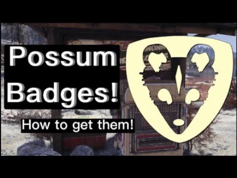 POSSUM BADGES!.. How to get them! - Fallout 76 Guide