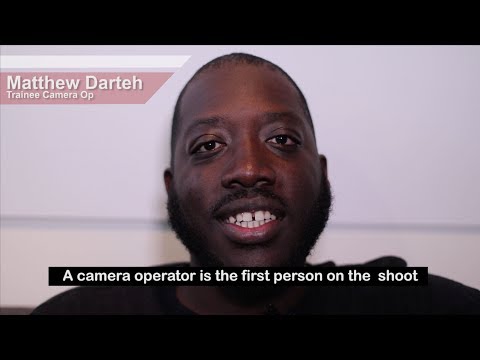 What is a trainee Camera Operator? -TV training- MAMA Youth Project