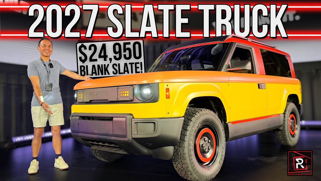Making Trucks Affordable Again! | 2027 Slate Truck | Detailed First Look & Ride