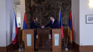 Remarks and the answers to the questions of journalists of the Minister of Foreign Affairs of Armenia Ararat Mirzoyan following the meeting with the Minister of Foreign Affairs of Czechia Jan Lipavský