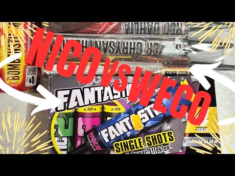 Nico Feuerwerk - Bombenstimmung & Weco - Fantastic 4  | BOMBENROHR VERGLEICH