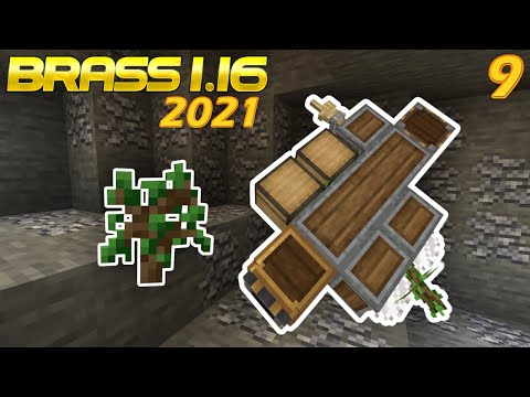 Lets Play Brass 1.16 Unedited EP 9 - Create Tree Farm! Coffee Mod Deluxe Coffee Machine!