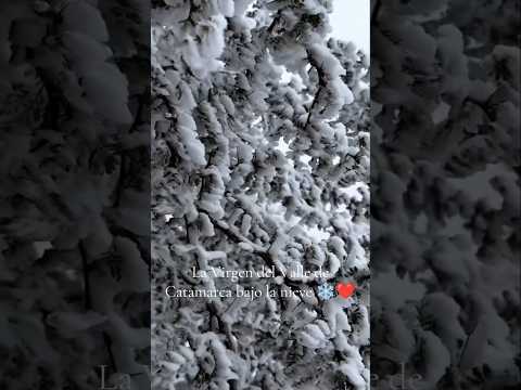 La Virgen del Valle de Catamarca bajo la nieve ❄️ | Un paisaje único