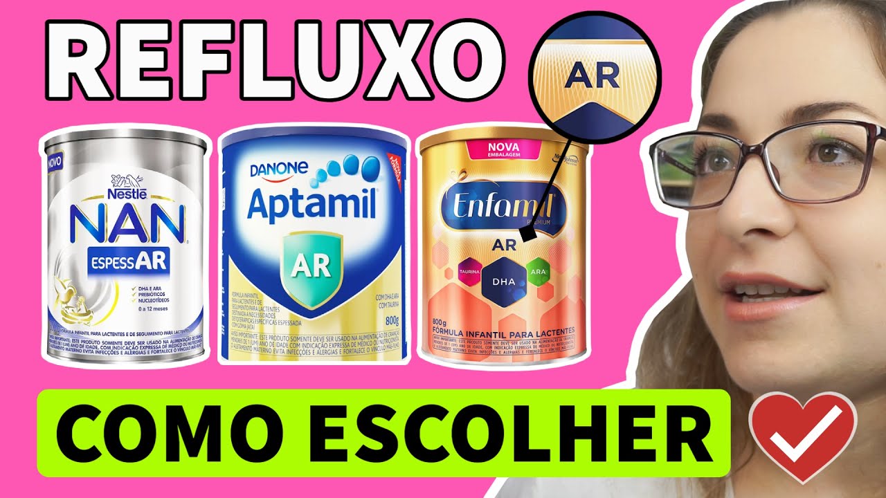 LEITE PARA REFLUXO EM BEBÊ (Recém Nascido) Aptamil, Nan, Novamil, Enfamil, AR, Active, Sensitive, HA