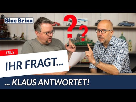 Ihr fragt, Klaus antwortet - die zweite Fragerunde @ BlueBrixx mit Klaus und Marco!
