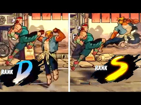 S RANK GUIDE - How to Get S Rank in Streets of Rage 4 - all levels tips for beginners and experts!