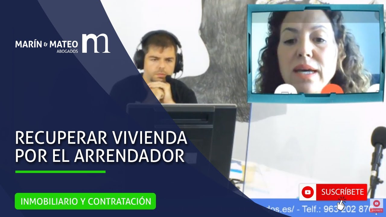 Recuperar la vivienda por el arrendador (válido hasta marzo 2023)