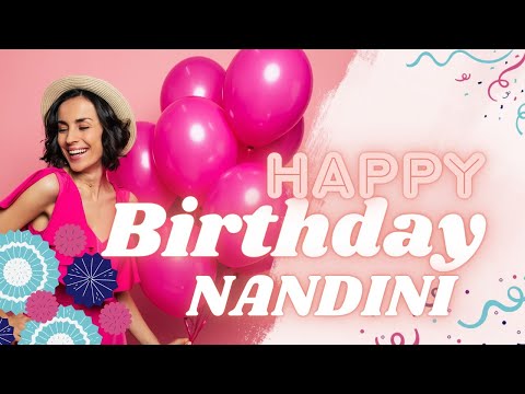 Happy Birthday Nandini🥳🎈| Happy Birthday To You Nandini🎁🎂 | Birthday Song |Whatsapp status |Dj music