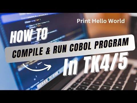 How To Compile and Run COBOL Program in TK4