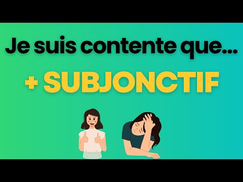 SUBJONCTIF to Express Your Opinion Full Guide Extract