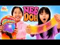 Emma Kate Make A GIANT DIY Needoh With Wubble Bubble SLIME