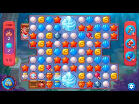 Fishdom Hard Level 9082 (with Double Lightning Booster) @choraelmin