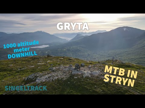 MTB IN STRYN - GRYTA - 1000METER DOWNHILL ALTITUDE