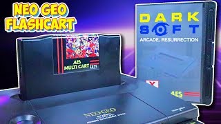 Darksoft Neo Geo Multi AES Flash Cartridge First Impressions! Play Every Neo Geo Game!