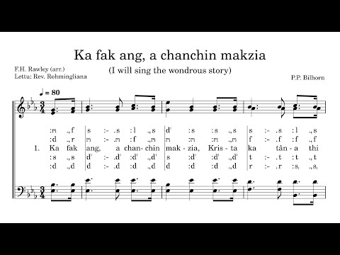 KHB 62 | Ka Fak Ang A Chanchin Makzia (I Will Sing the Wondrous Story) | A Capella