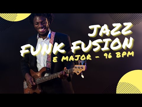 E Major Jazz Funk | Jazz Fusion Guitar Backing Jam Track | Scale Cheat Sheet In Description