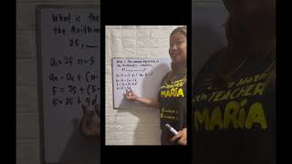 Finding the common difference Example 1