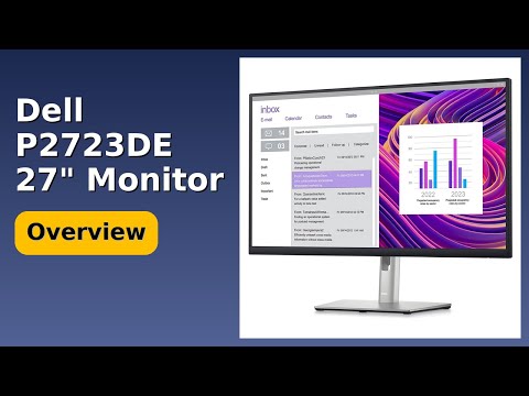 REVIEW (2025): Dell P2723DE 27" Monitor. Features.
