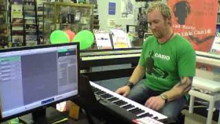 CASIO - MIDI RECORDING IN GARAGEBAND - www.soundtechnology.com.au
