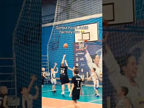Playing like their idol 😇 #nikolajokic (via @sportskipisac/IG) #nba #viral #serbia #shorts