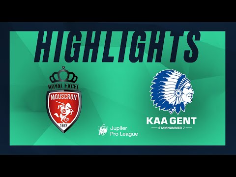 RE Mouscron - KAA Gent moments forts