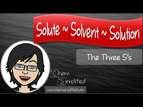 What are Solute, Solvent, and Solution? - Dr K