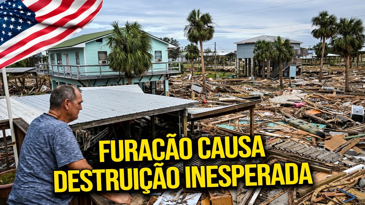 FURACÃO HELENE CAUSA DESTRUIÇÃO INESPERADA NOS EUA!!
