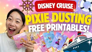 Disney Cruise Prep: Making Pixie Dusting Favors + FREE PRINTABLES 🎀 | Daisy's Diary ✨