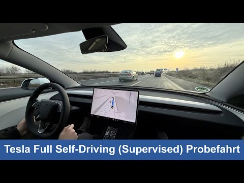 Tesla Full Self-Driving (Supervised) Probefahrt