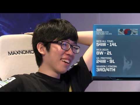 StarCraft 2  WCS Europe Season 2  San vs StarDust  Grand Final  Gameplay