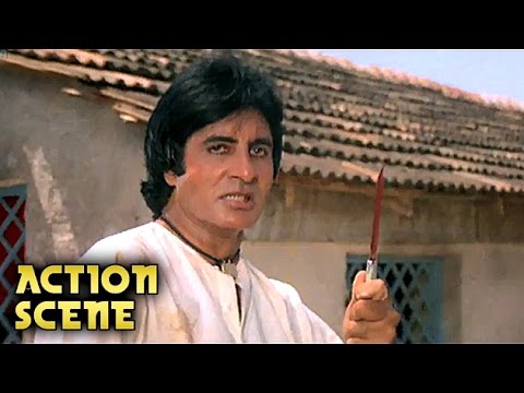 Amitabh Bachchan KILLS His Own Sister's Husband | Action Scene | Aaj Ka Arjun | Jaya Prada | HD
