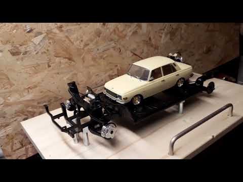 Wartburg 353 DeAgostini 1:8, rund ums Fahrgestell.