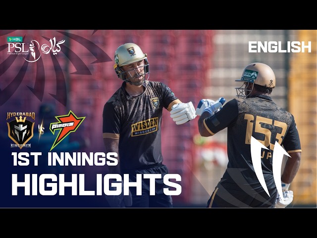 1st Innings Highlights | Hyderabad vs Rawalpindiz | English | Match 39 | HBL PSL11 | MZB1K