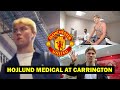 Rasmus Hojlund arrived in Carrington for medical ahead of Man United annoucement