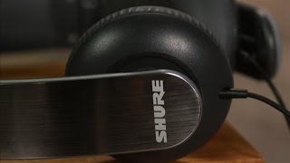 Video thumbnail for Shure SRH145m+: Budget high-performance headphones by CNET