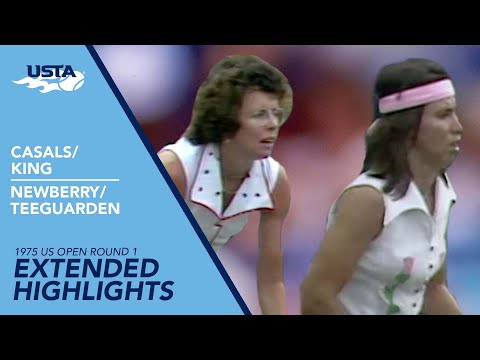 Casals/King vs Newberry/Teeguarden Extended Highlights | 1975 US Open Round 1