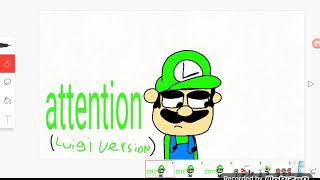Attention : luigi version