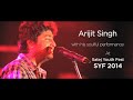 Arijit Singh With His Soulful Performance At Satej Youth fest SYF 2014.