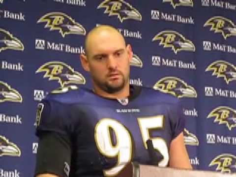 Nestor asks Jarret Johnson if this was his best game in NFL